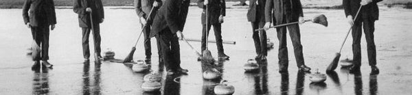Vintage Corn Brooms for Curling