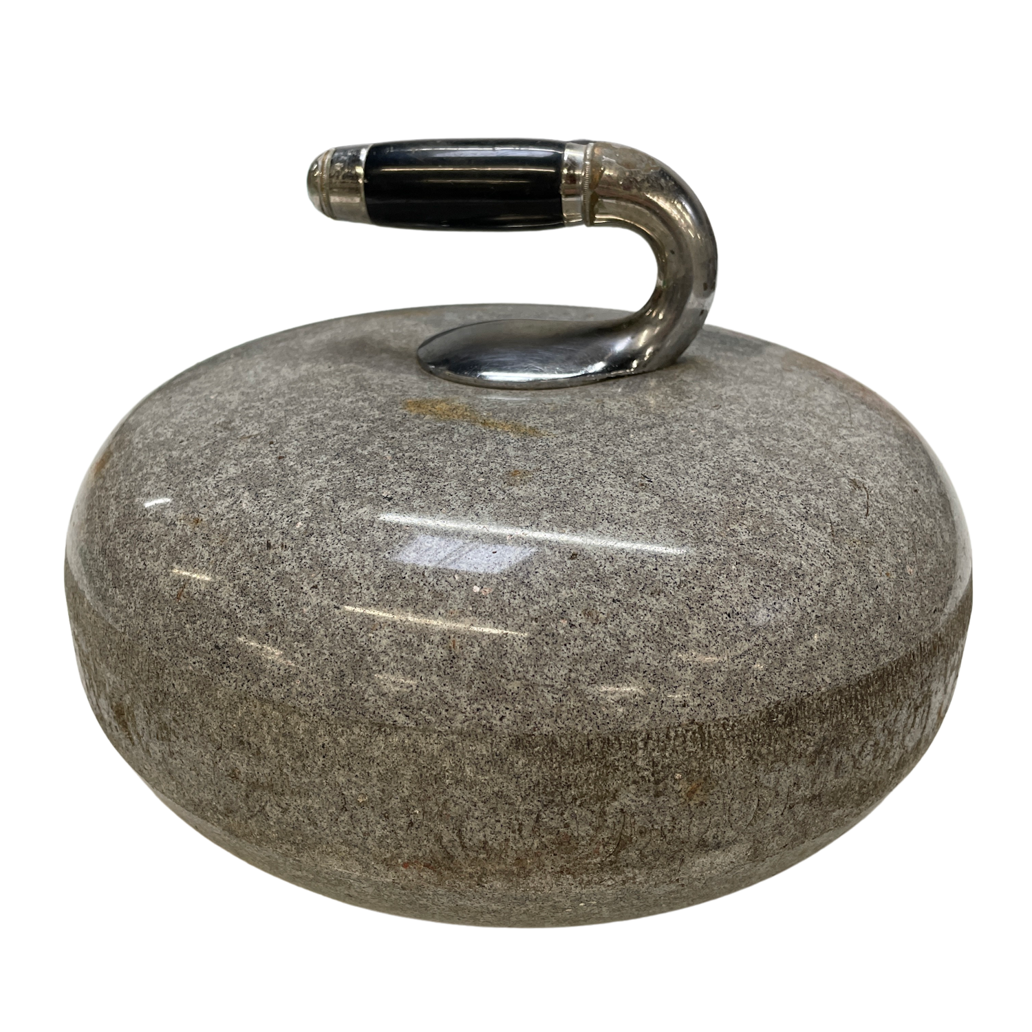 Retired Curling Rock for Decorative Use