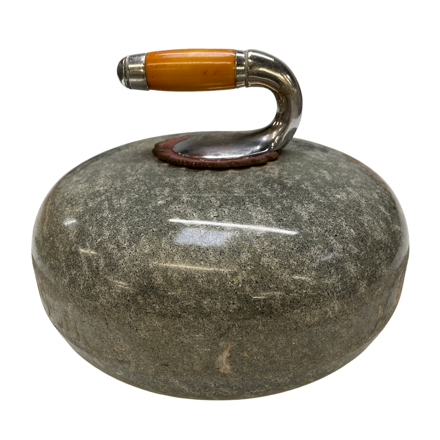 Retired Curling Rock for Decorative Use