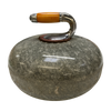 Retired Curling Rock for Decorative Use
