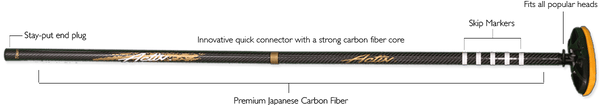 Activ Touring™ Portable Curling Broom Handle