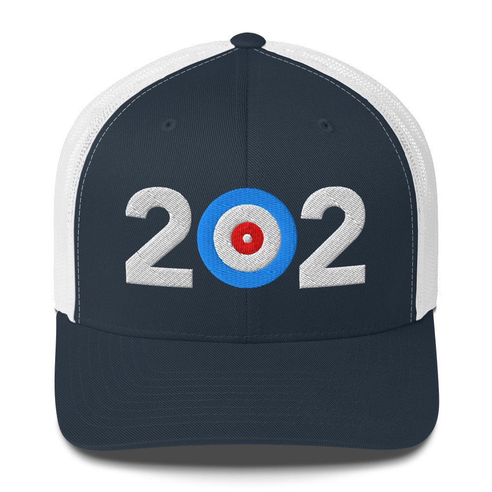 202 Area Code - Washington, D.C.- Trucker Cap