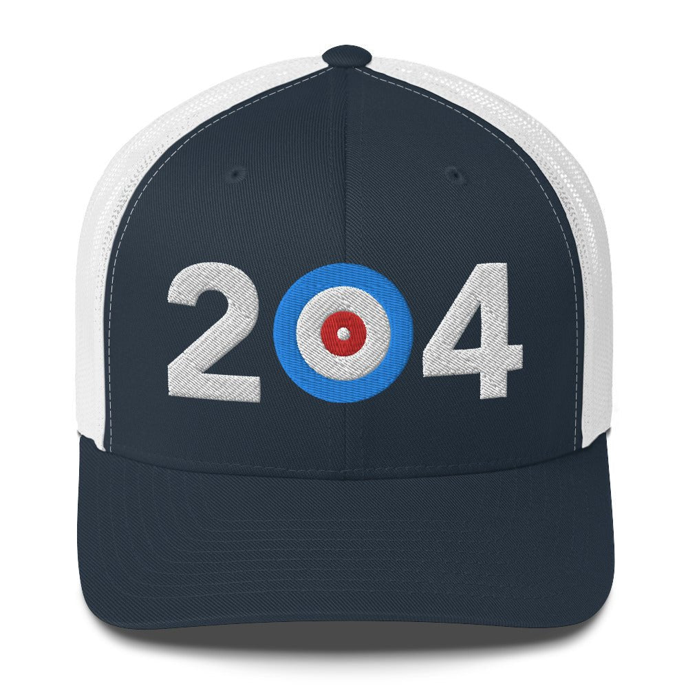 204 Manitoba Area Code Trucker Cap