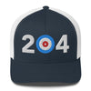 204 Manitoba Area Code Trucker Cap
