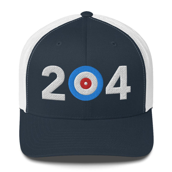 204 Manitoba Area Code Trucker Cap