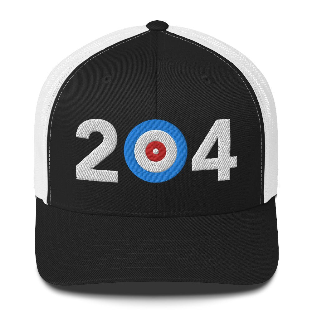 204 Manitoba Area Code Trucker Cap