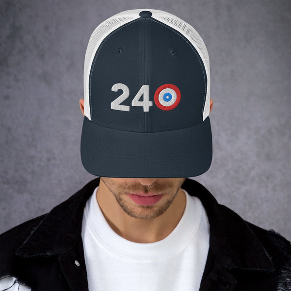 240 Area Code - Maryland Curling Club Trucker Cap