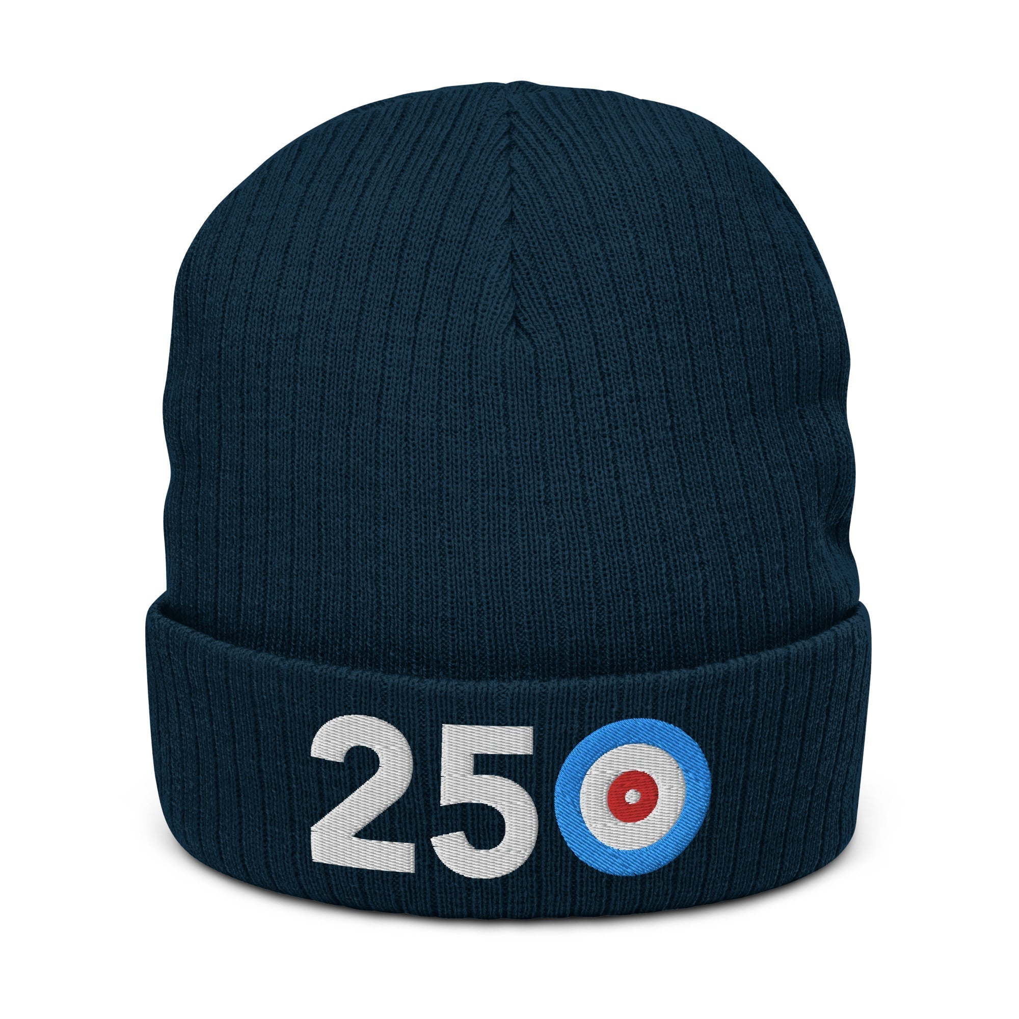 250 British Columbia Area Code Ribbed knit beanie