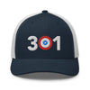 301 Area Code - Maryland Curling Club Trucker Cap