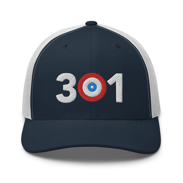 301 Area Code - Maryland Curling Club Trucker Cap