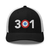 301 Area Code - Maryland Curling Club Trucker Cap