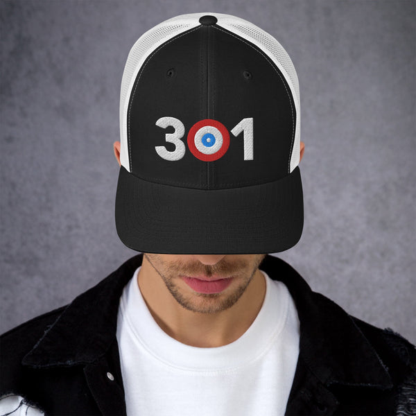 301 Area Code - Maryland Curling Club Trucker Cap