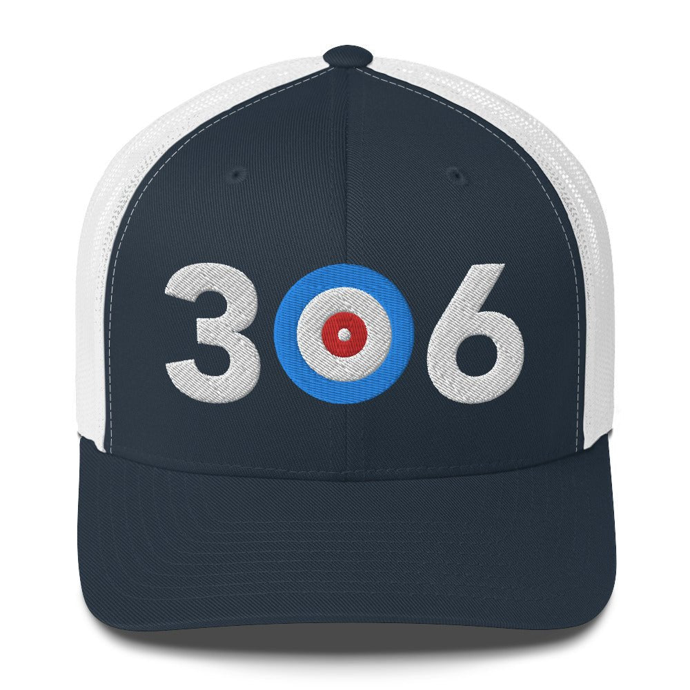 306 Saskatchewan Area Code Trucker Cap