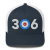 306 Saskatchewan Area Code Trucker Cap