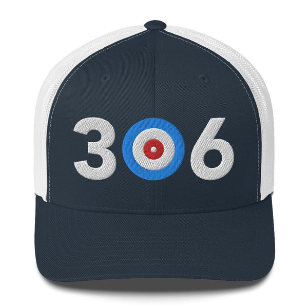 306 Saskatchewan Area Code Trucker Cap