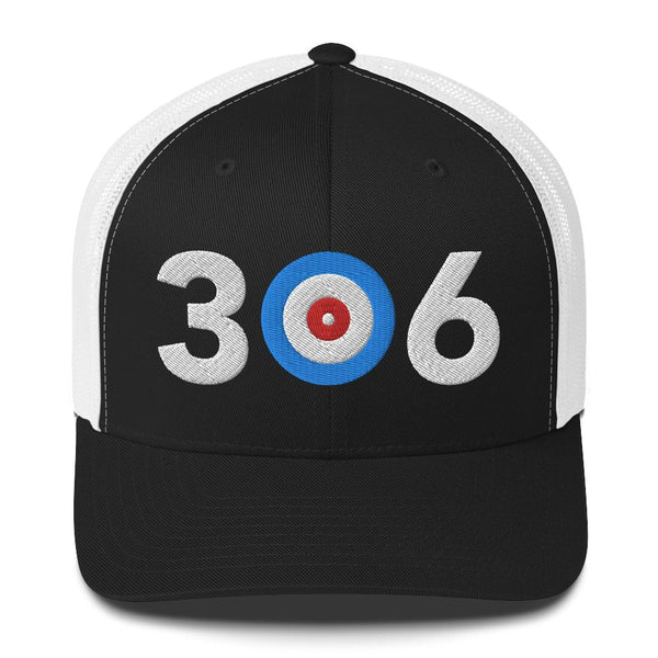 306 Saskatchewan Area Code Trucker Cap