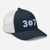 307 Area Code - Wyoming Curling Club Trucker Cap