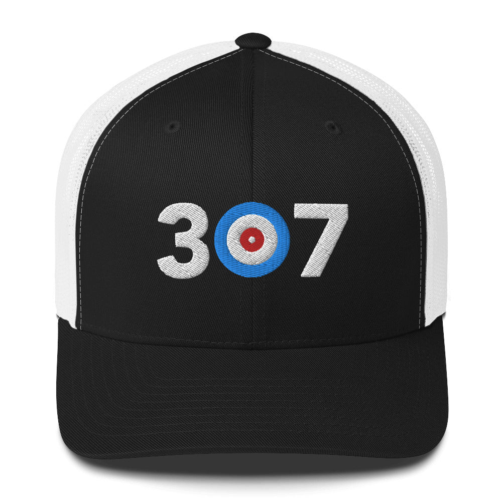 307 Area Code - Wyoming Curling Club Trucker Cap