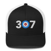 307 Area Code - Wyoming Curling Club Trucker Cap
