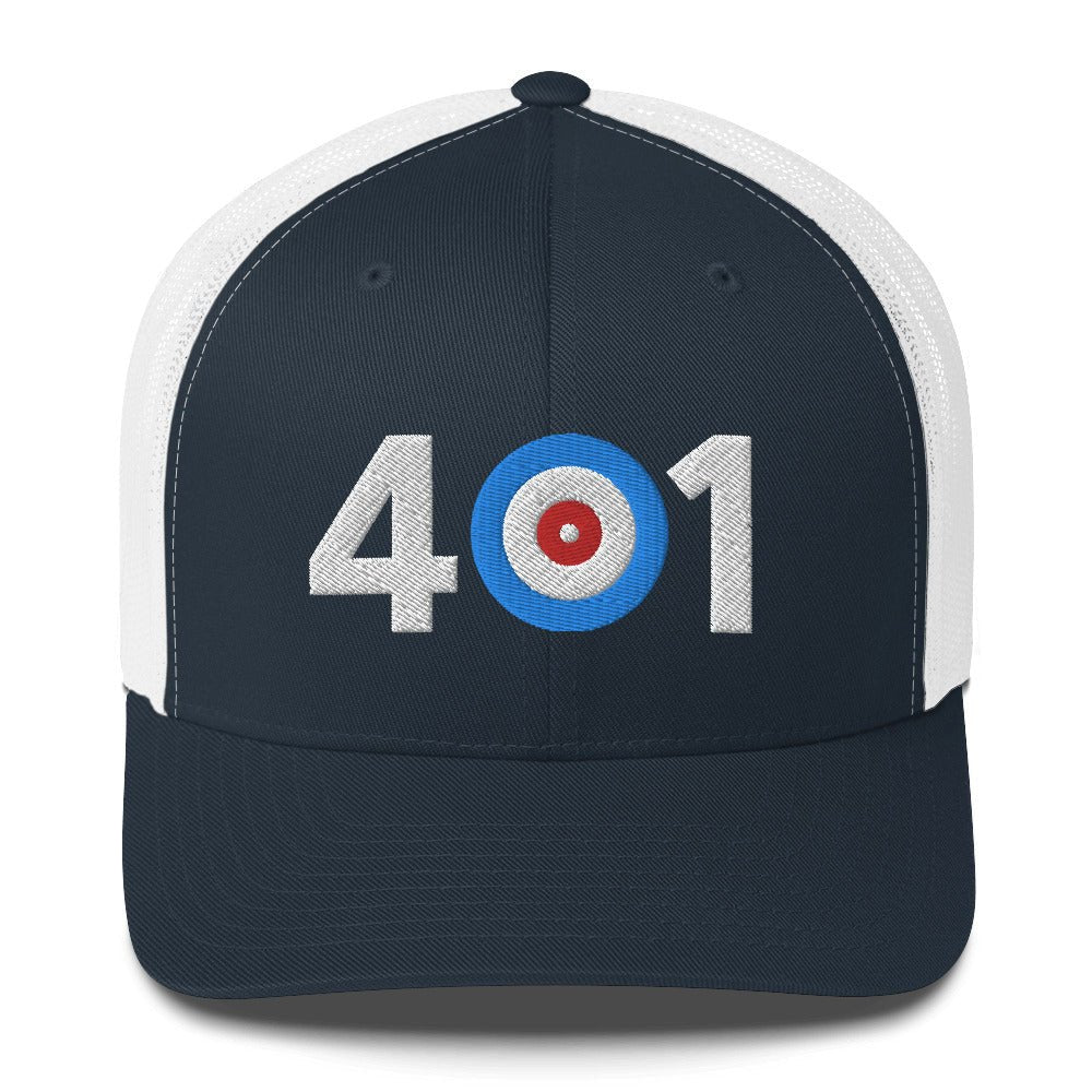 401 Area Code - Rhode Island Curling Club Trucker Cap