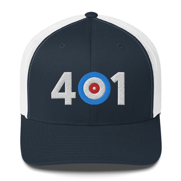 401 Area Code - Rhode Island Curling Club Trucker Cap