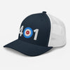 401 Area Code - Rhode Island Curling Club Trucker Cap