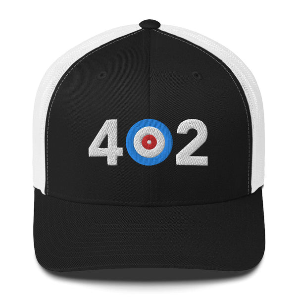 402 AREA CODE - NEBRASKA CURLING CLUB TRUCKER CAP