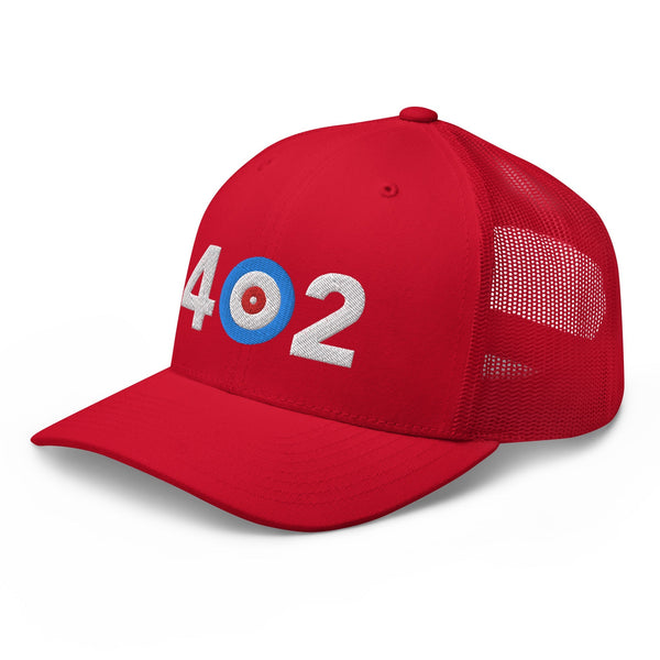 402 AREA CODE - NEBRASKA CURLING CLUB TRUCKER CAP