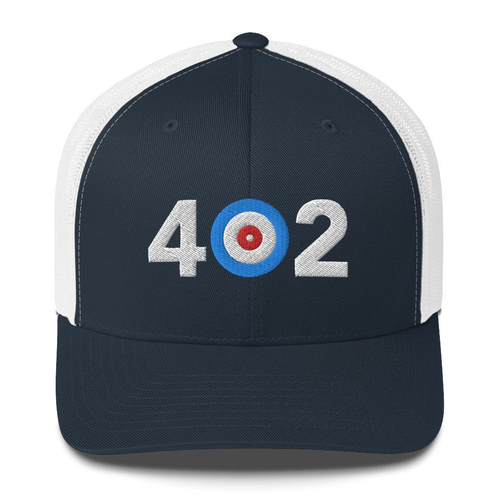 402 AREA CODE - NEBRASKA CURLING CLUB TRUCKER CAP