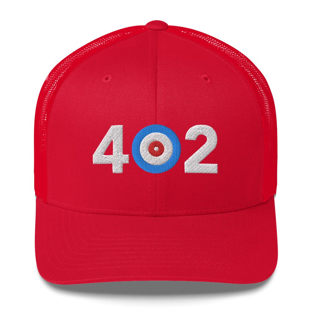 402 AREA CODE - NEBRASKA CURLING CLUB TRUCKER CAP