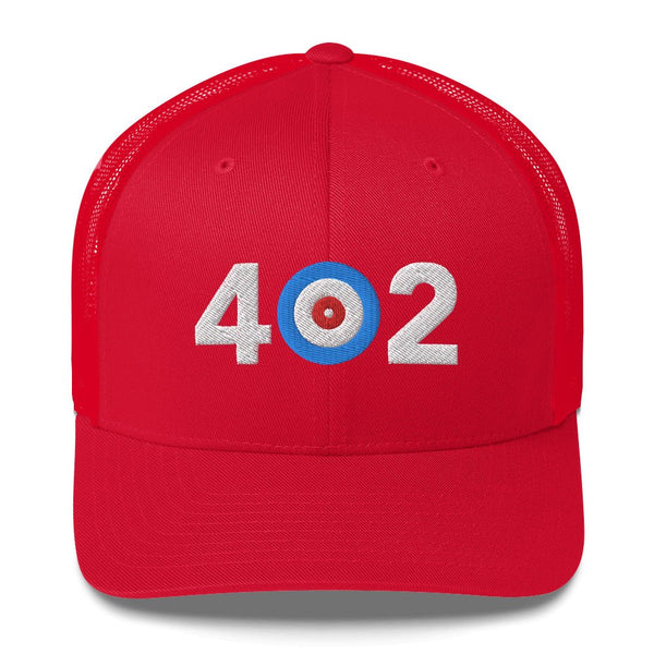 402 AREA CODE - NEBRASKA CURLING CLUB TRUCKER CAP