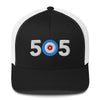 505 Area Code - Albuquerque, New Mexico Curling Club Trucker Cap