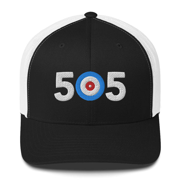 505 Area Code - Albuquerque, New Mexico Curling Club Trucker Cap