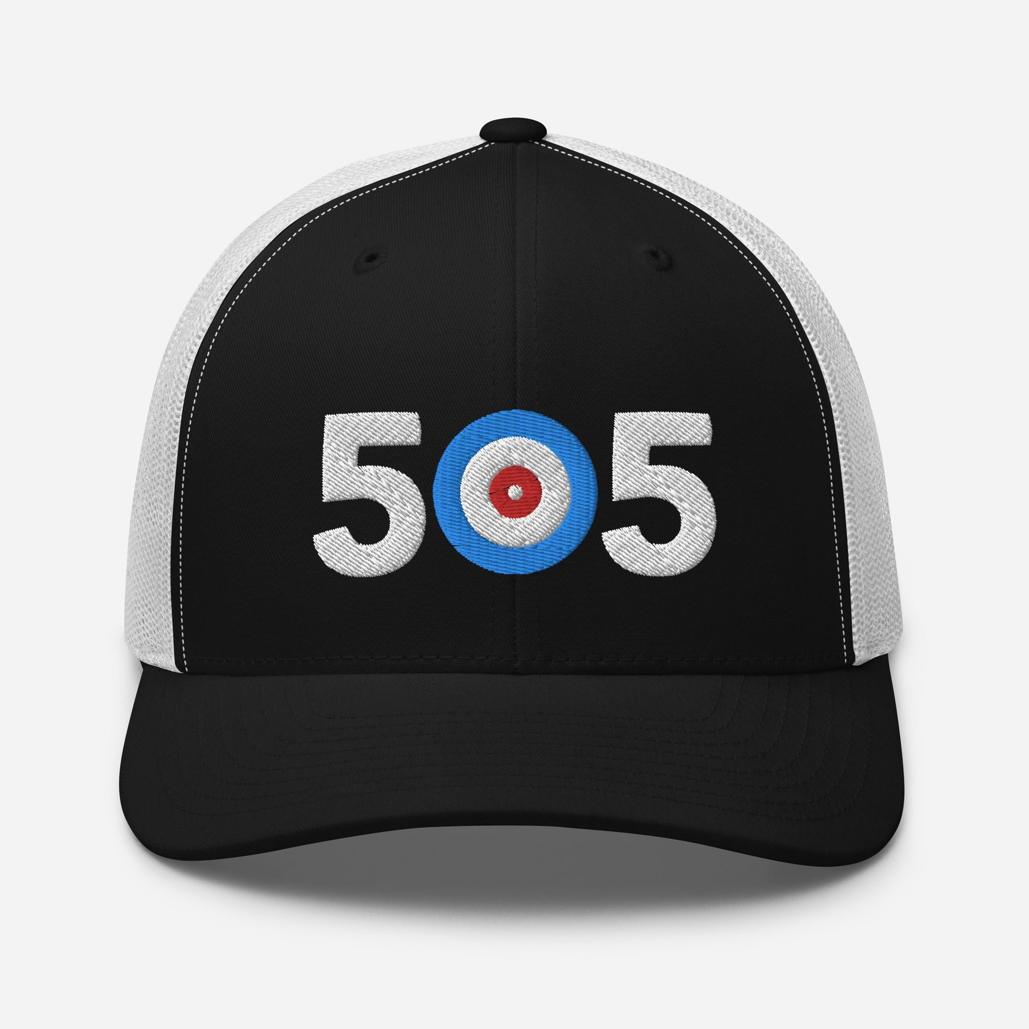 505 Area Code - Albuquerque, New Mexico Curling Club Trucker Cap