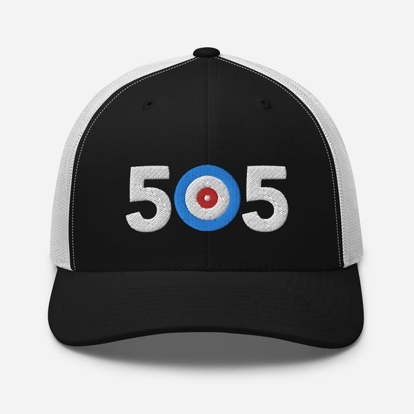 505 Area Code - Albuquerque, New Mexico Curling Club Trucker Cap