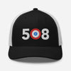 508 Area Code - Massachusetts Curling Club Trucker Cap