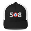 508 Area Code - Massachusetts Curling Club Trucker Cap