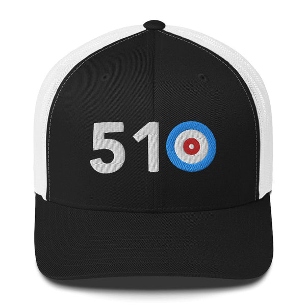 510 Area Code - Northern California Curling Club  Trucker Cap
