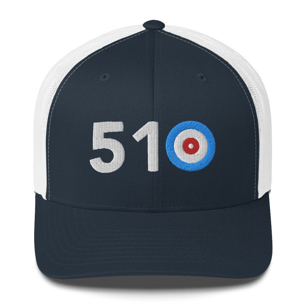 510 Area Code - Northern California Curling Club  Trucker Cap
