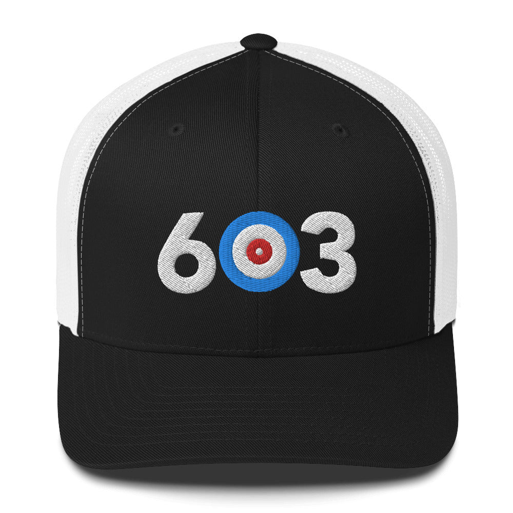 603 Area Code - New Hampshire Curling Club Trucker Cap