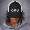 603 Area Code - New Hampshire Curling Club Trucker Cap