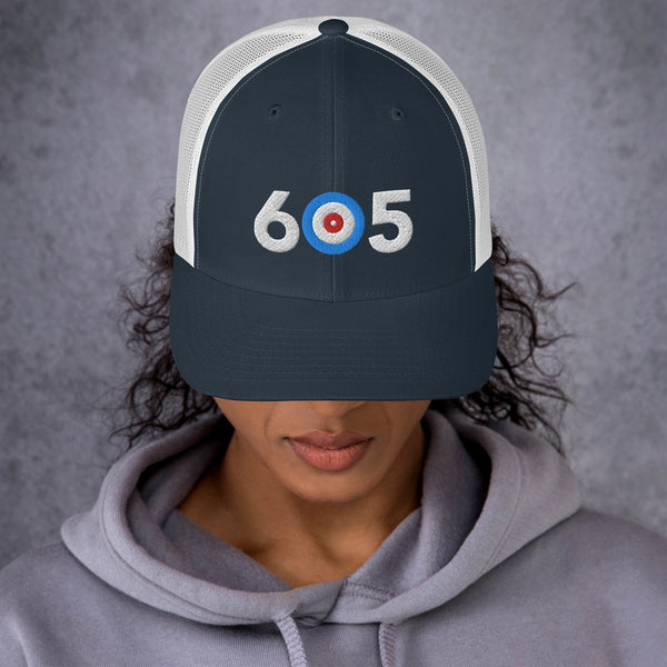 605 Area Code - South Dakota Curling Club Trucker Cap