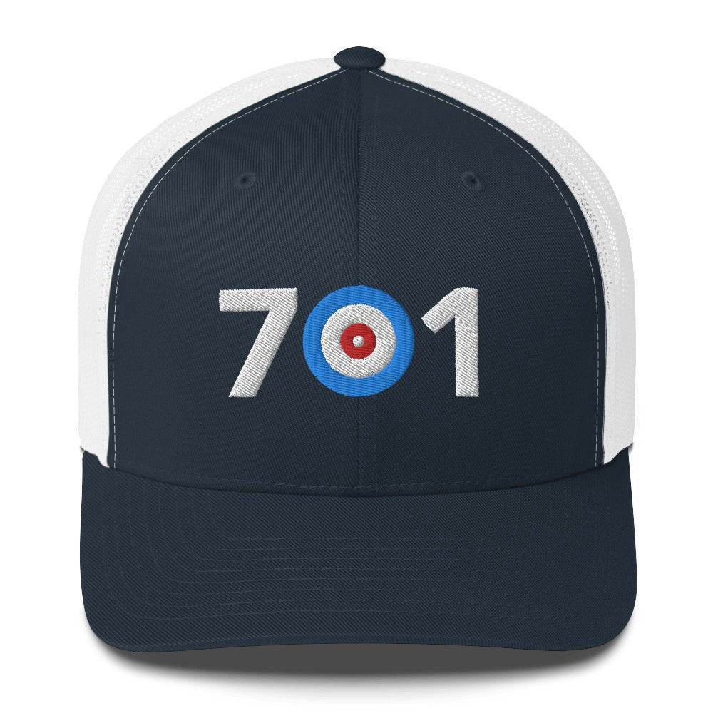 701 Area Code - North Dakota Curling Club Trucker Cap