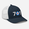 701 Area Code - North Dakota Curling Club Trucker Cap