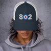 802 Area Code - Vermont Curling Club Trucker Cap