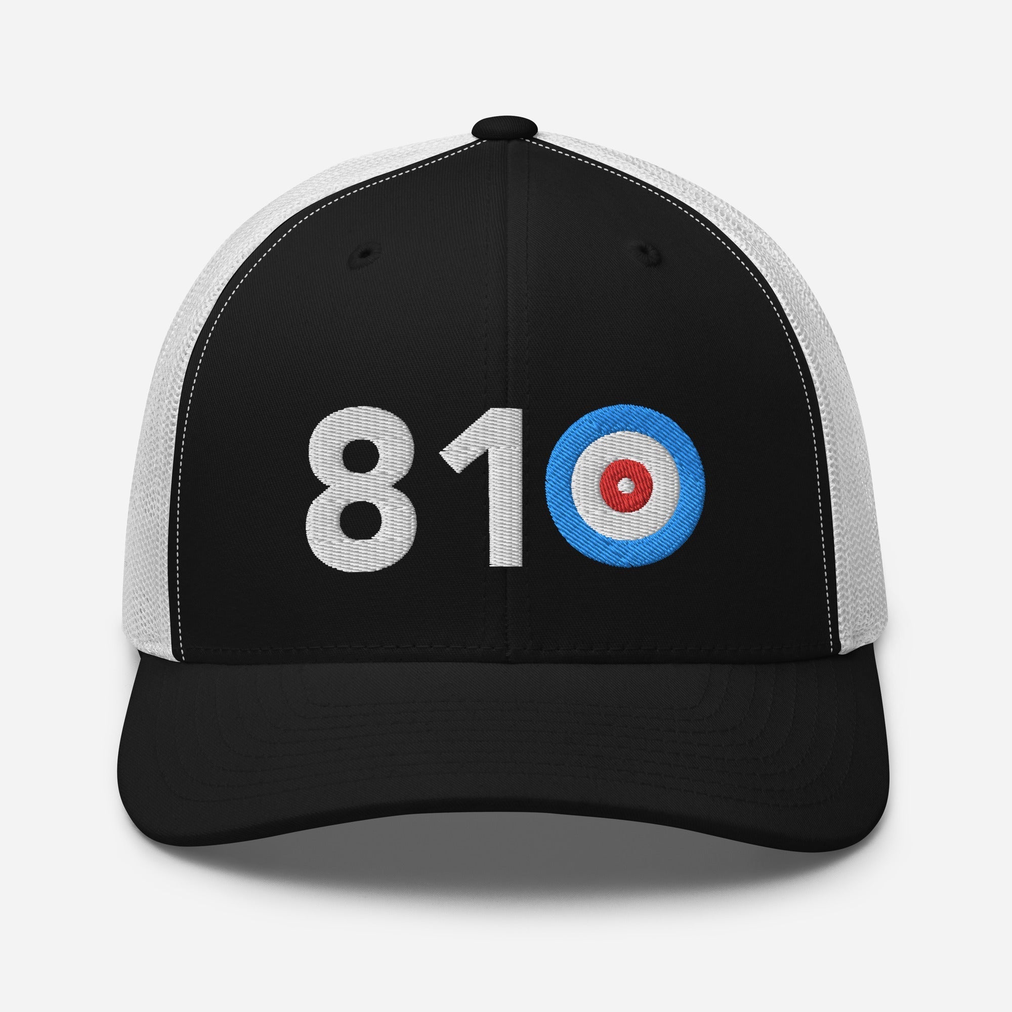 810 Area Code - Michigan Curling Club Trucker Cap