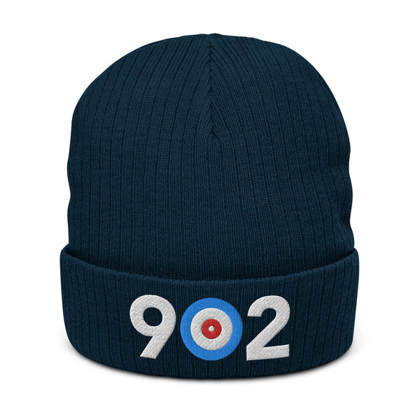 902 Area Code - Nova Scotia Ribbed knit beanie