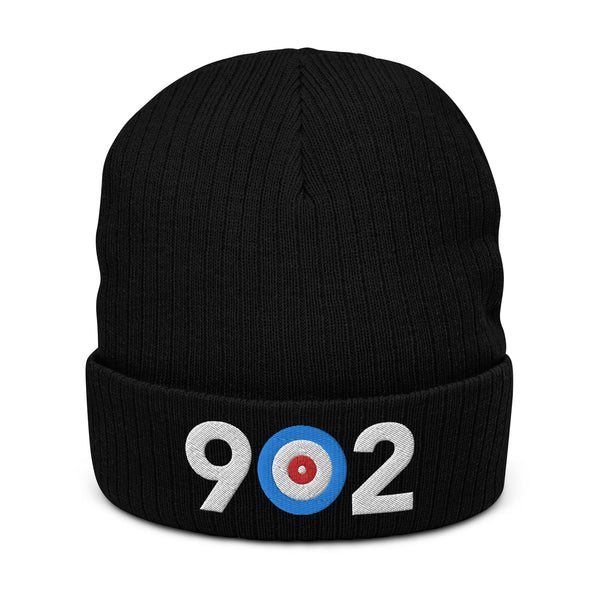 902 Area Code - Nova Scotia Ribbed knit beanie