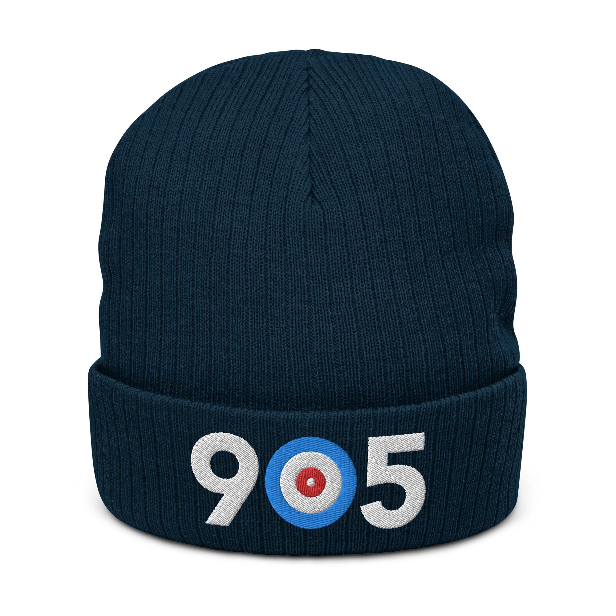 905 Toronto Area Code Ribbed knit beanie