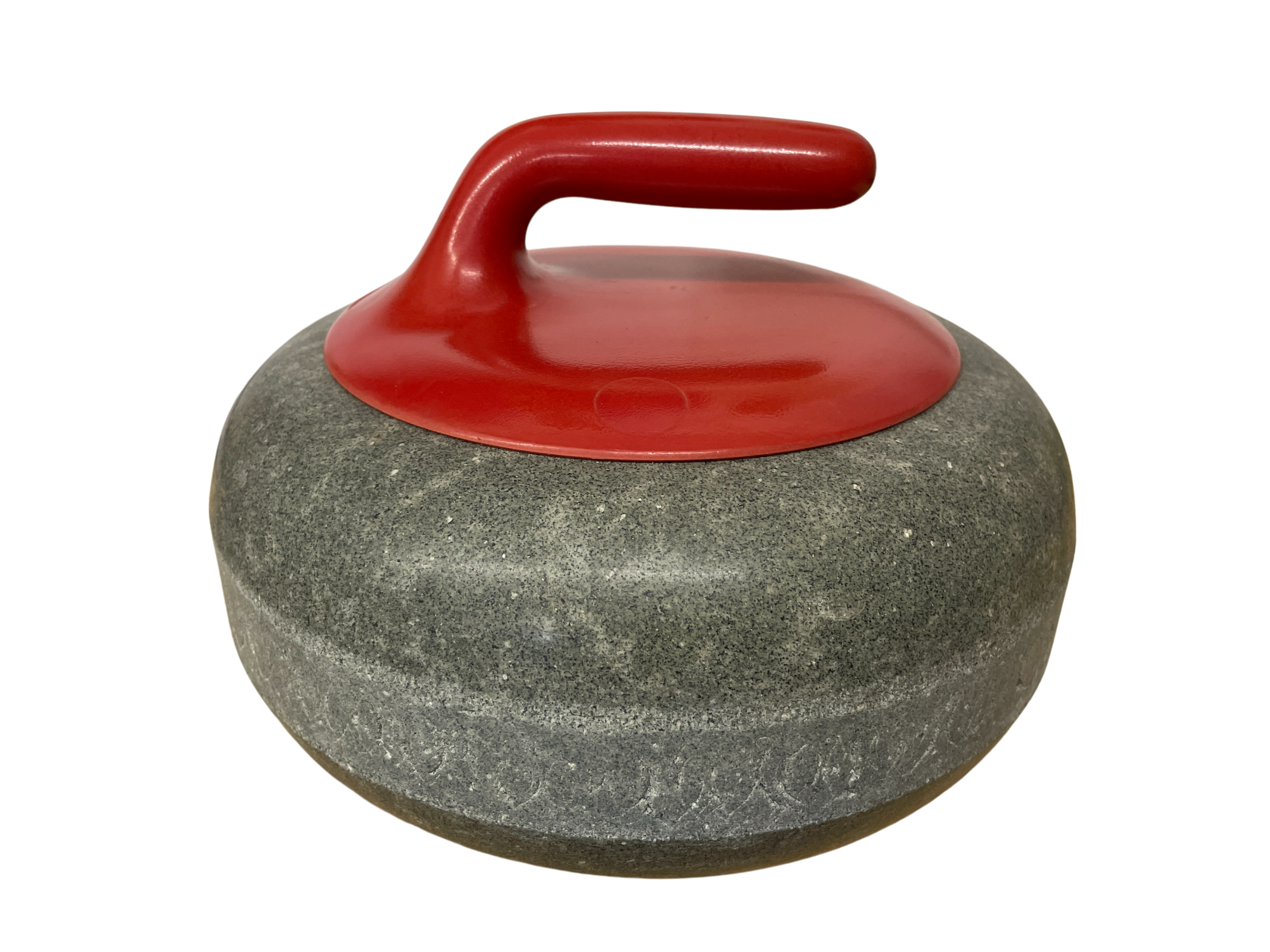 Retired Curling Rock for Decorative Use